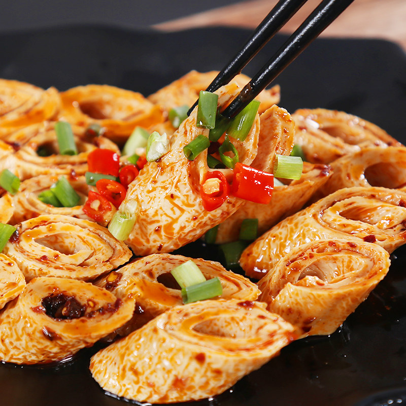 古蜀味道 四川特产豆笋500g干货隆昌地道 手工黄豆皮豆杆腐竹开江