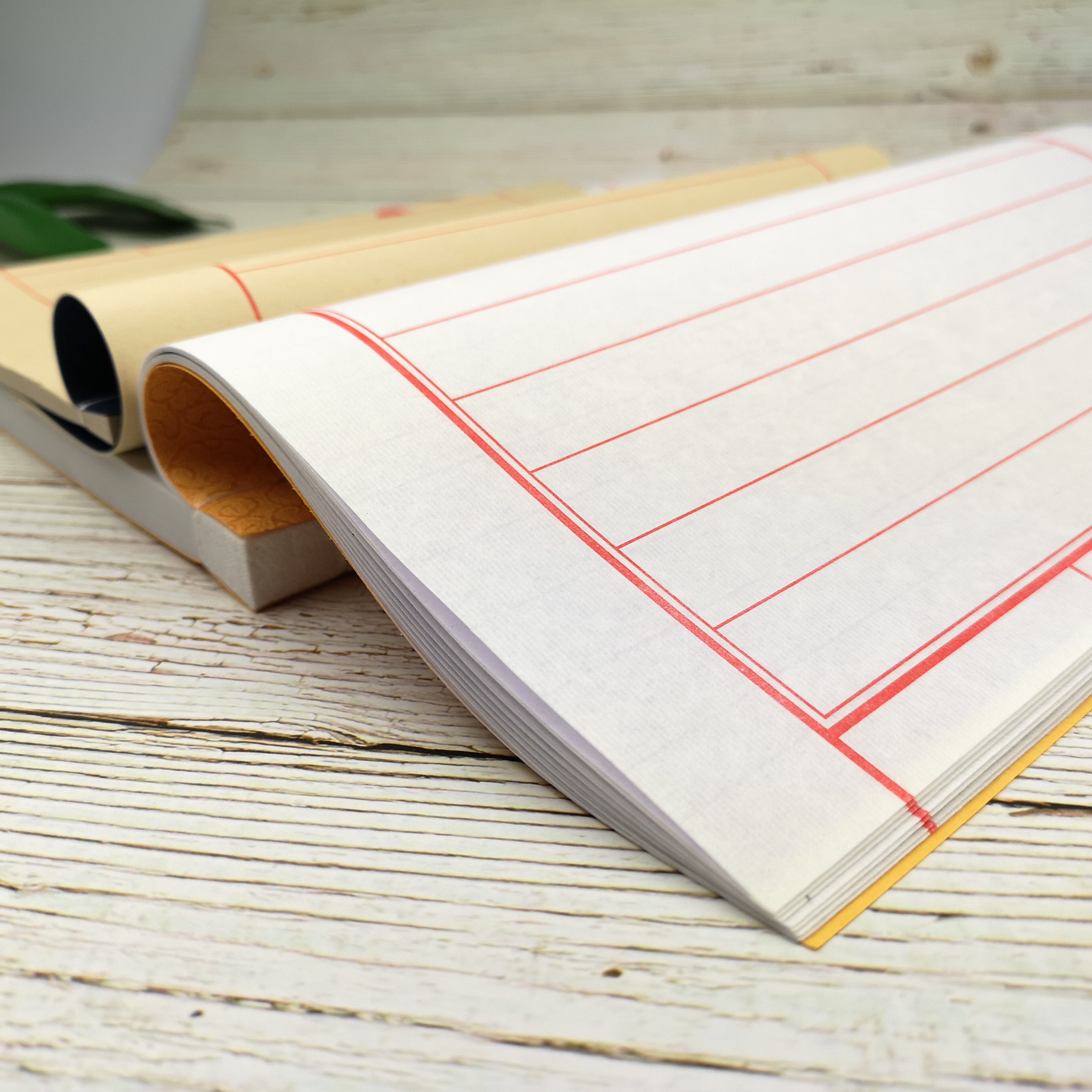 印谱空白加厚宣纸线装书家谱小楷仿古竖行信笺宣纸