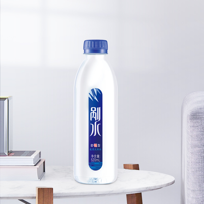 野岭含锶剐水520ml*24瓶天然饮用山泉水