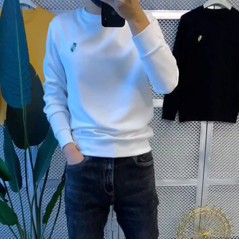 韩版潮流ins男士秋装爆款上衣痞帅社会精神小伙修身加绒卫衣外套