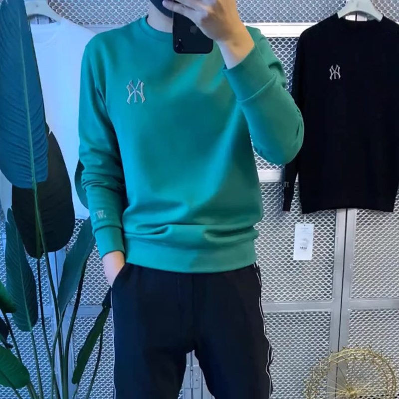 春秋季圆领卫衣男潮ins时尚潮流百搭网红社会精神小伙潮牌长袖T恤