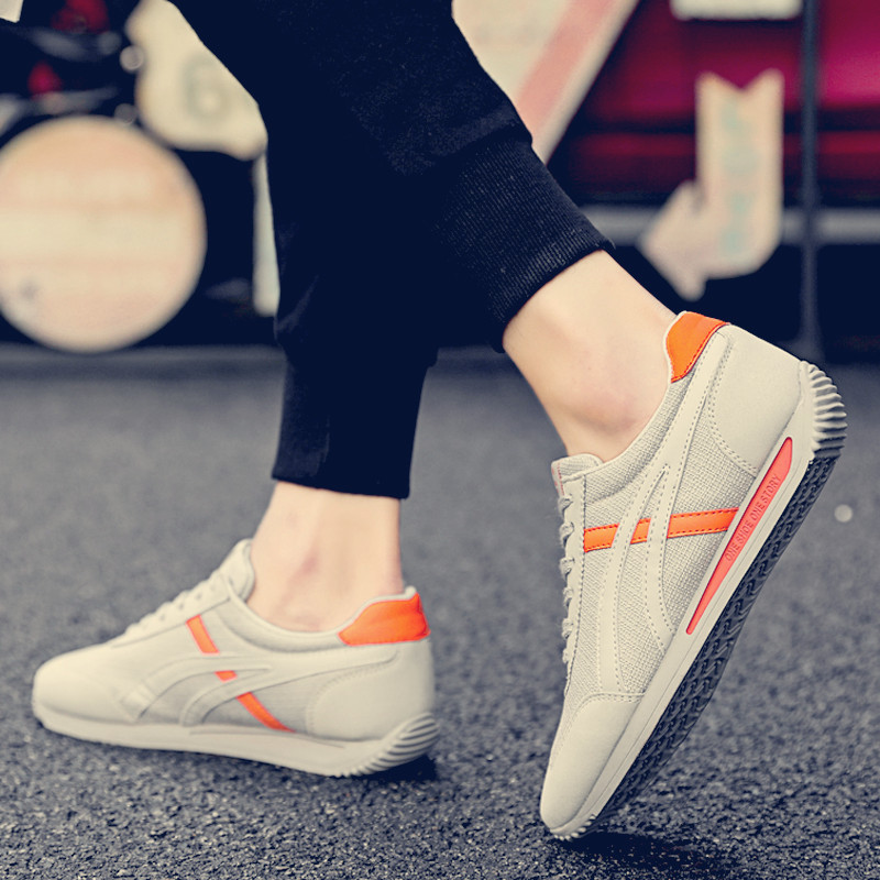 阿甘男鞋春秋2022新款潮流透气夏季帆布板鞋子百搭男士运动休闲鞋