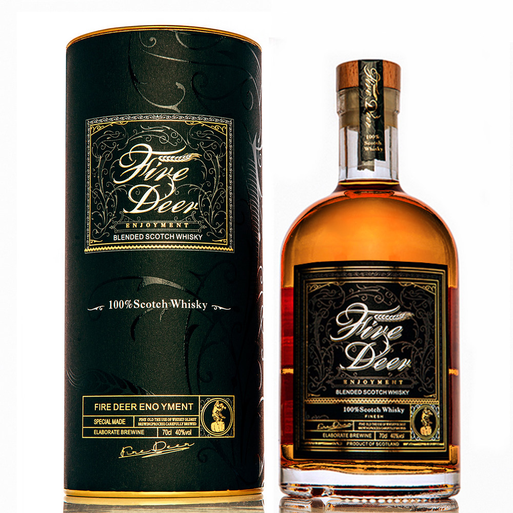 英国原装苏格兰原瓶进口威士忌火鹿醇享威士忌礼盒桶装700ml40vol
