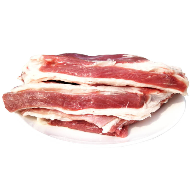 宁夏盐池滩羊2斤新鲜肉羊腩羊五花生羊肉