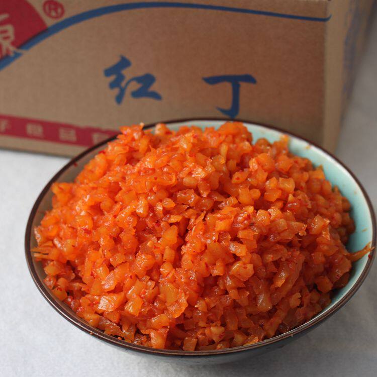 北极源红丁热干面萝卜丁红油脆丁下饭菜酱菜净重酱菜