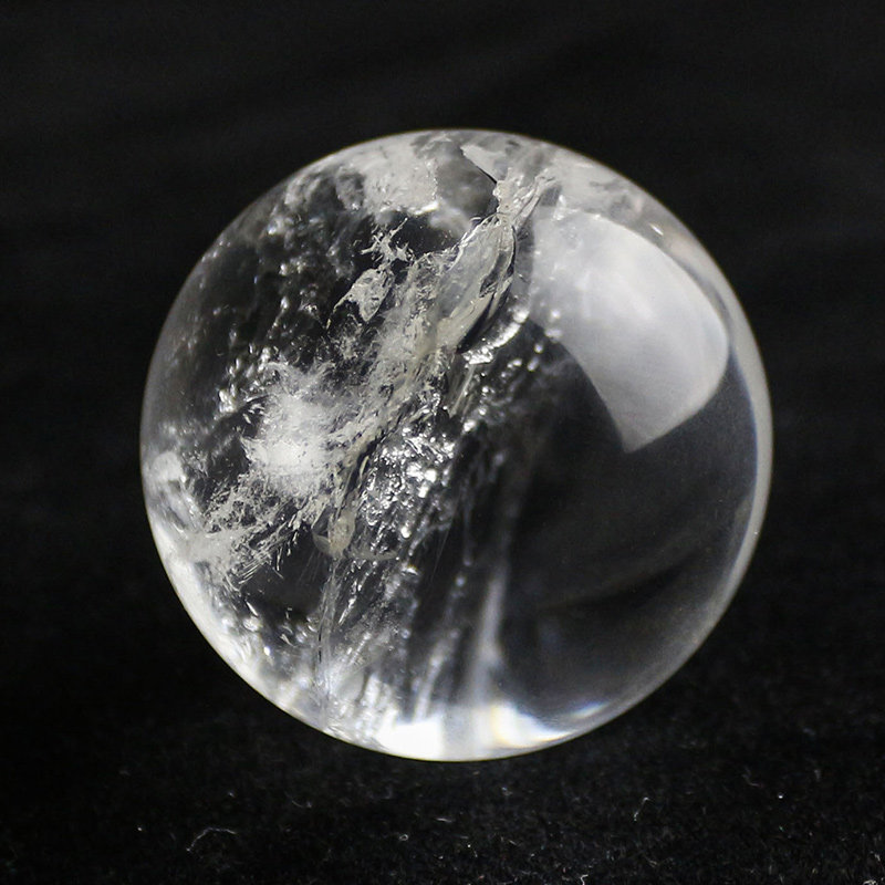 结善念慈阁 开光天然白水晶球七星阵 风水摆件 家居饰品礼品