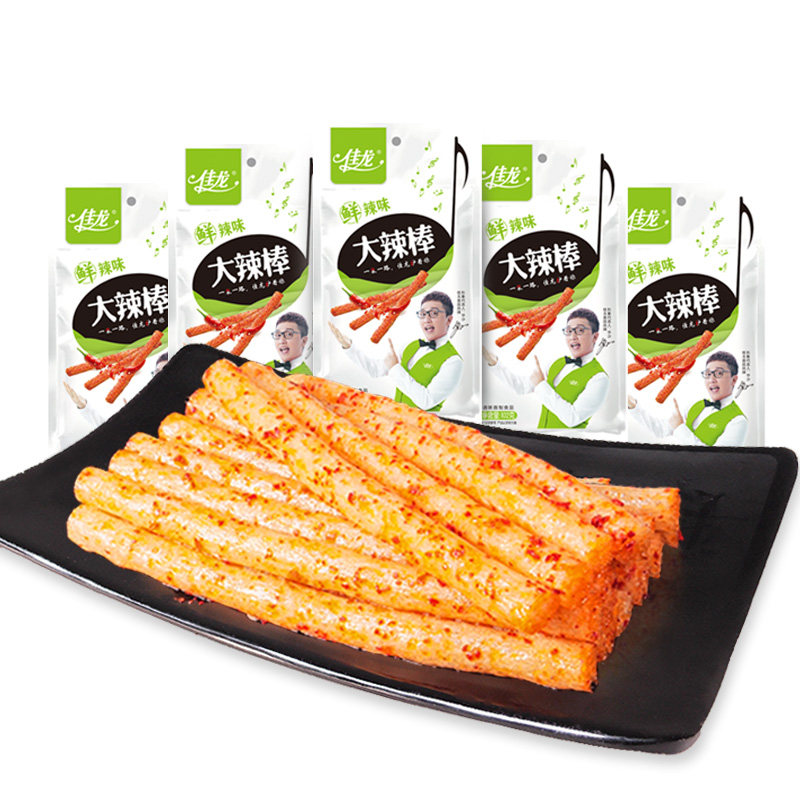 佳龙网红辣条大辣棒86g6包