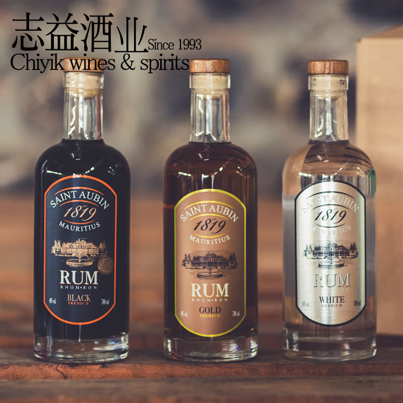 朗姆毛里求斯1819酒白金朗姆酒黑xo香草咖啡saint朗姆酒