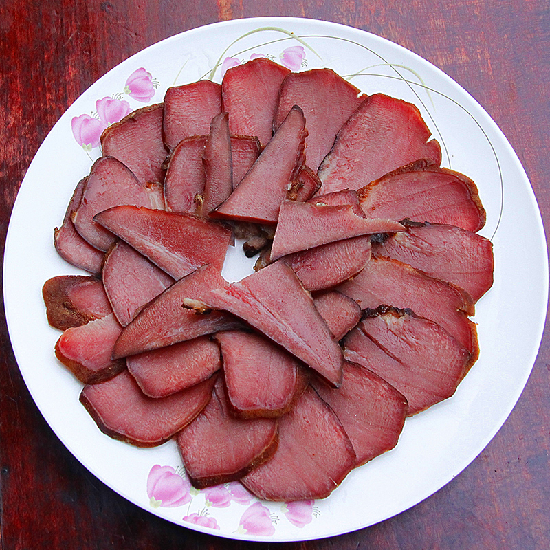 重庆烟熏腊猪舌头四川特产猪舌尖奉节柴火腊肉湖南腊味贵州年货