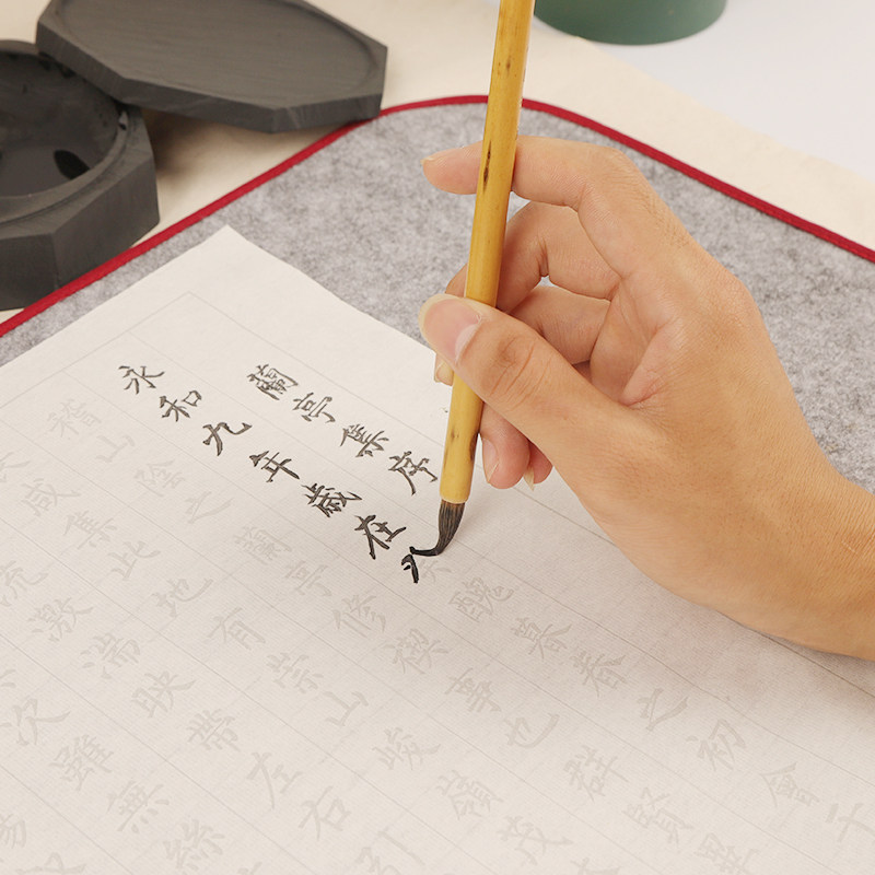 小楷文房四宝狼毫小行行书毛笔书法用笔贡品小国毛笔