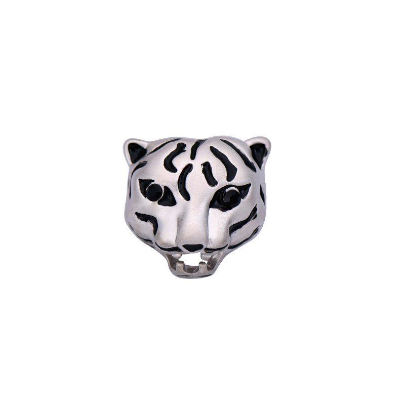 时尚百搭走光别针虎头胸花生肖徽章西装高档胸针