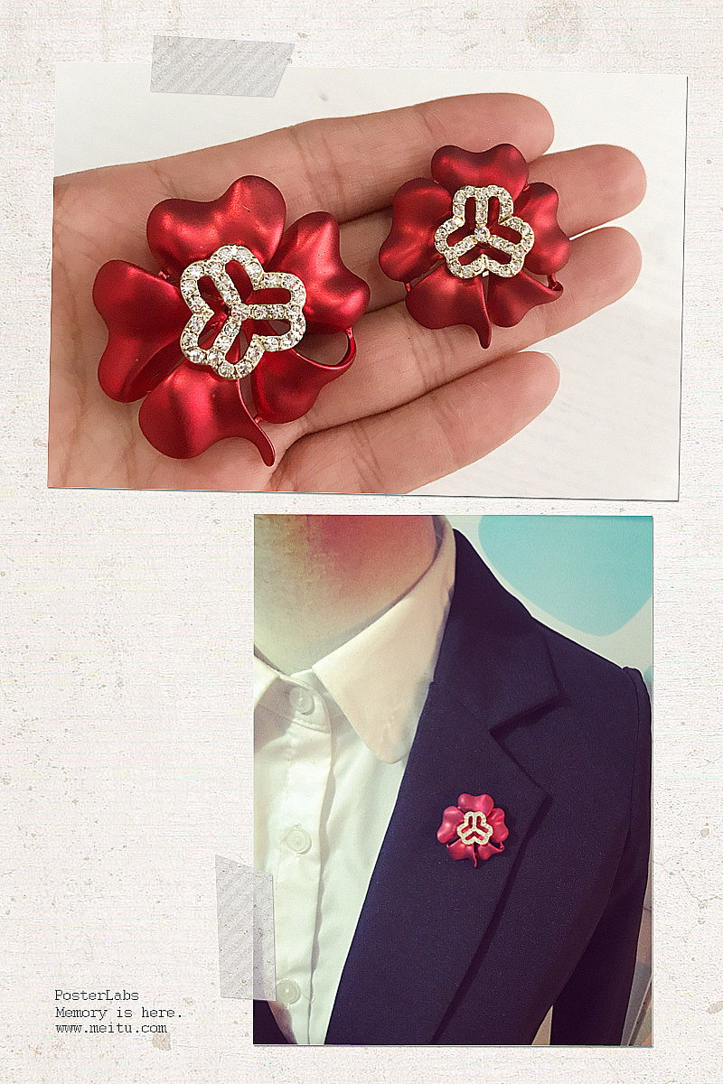 妇联标志胸针水钻胸花妇徽妇女联合会胸章徽章胸针