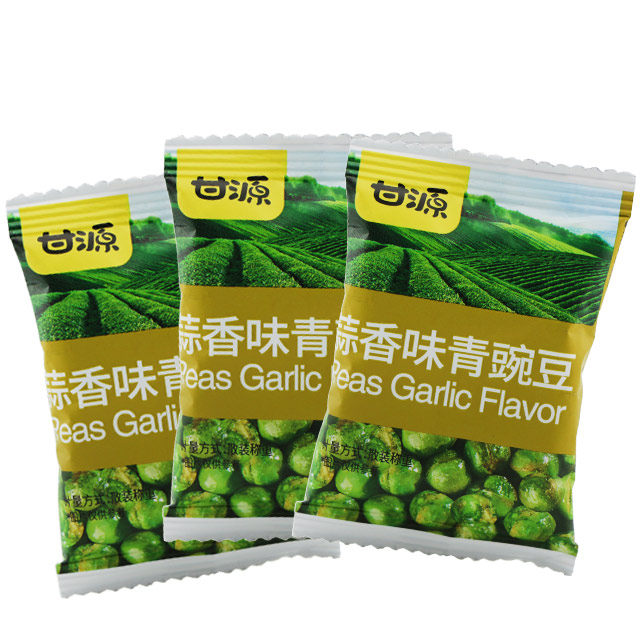青豆甘源原味蒜香豌豆炒货坚果零食4斤5斤豆类制品