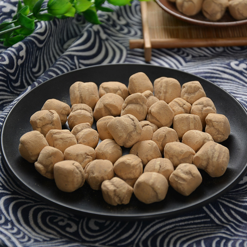 山西长治特产观音土炒琪棋子豆手工土馍零食面豆土炒馍1500g