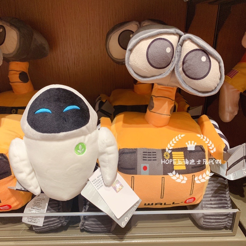 hope上海迪士尼国内代购瓦力伊娃毛绒玩具生日礼物礼物卡动漫水杯