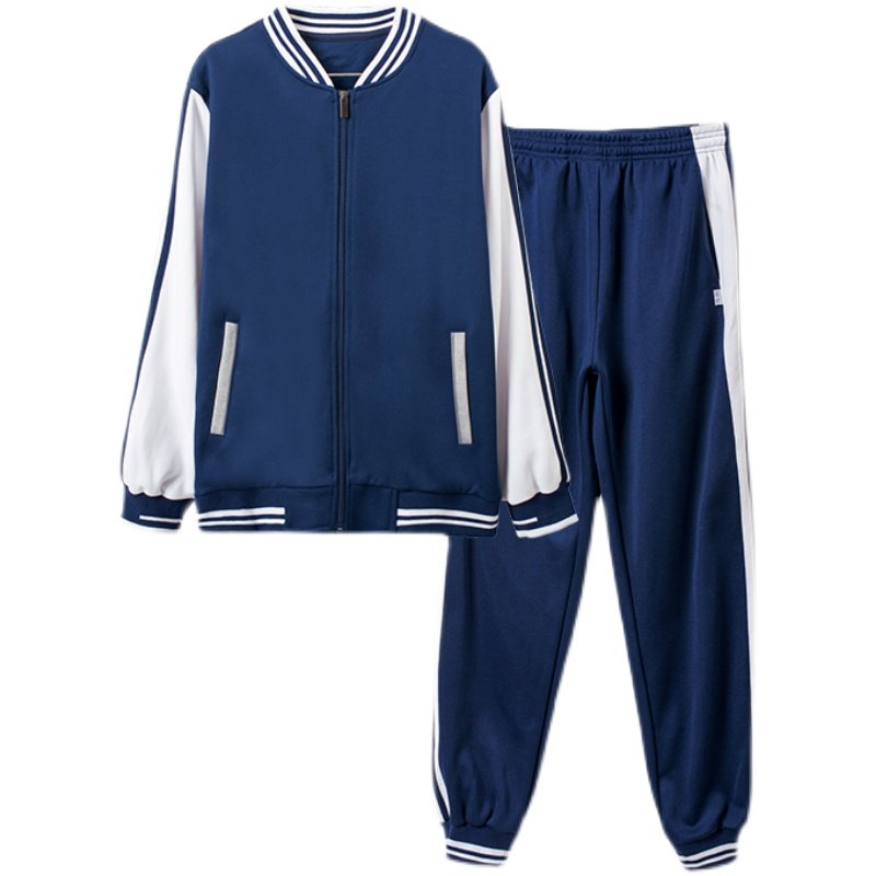 校服珠海斗门区中学生新款秋冬套装初中生定制指定校服