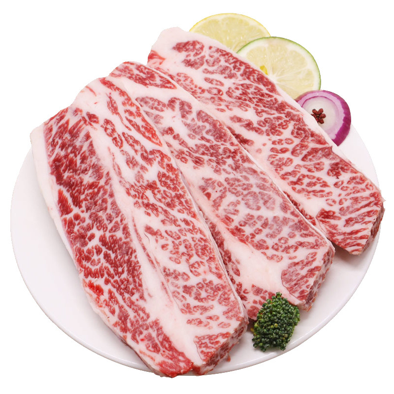 原切澳洲m9级牛小排雪花牛排引进日本a5牛排