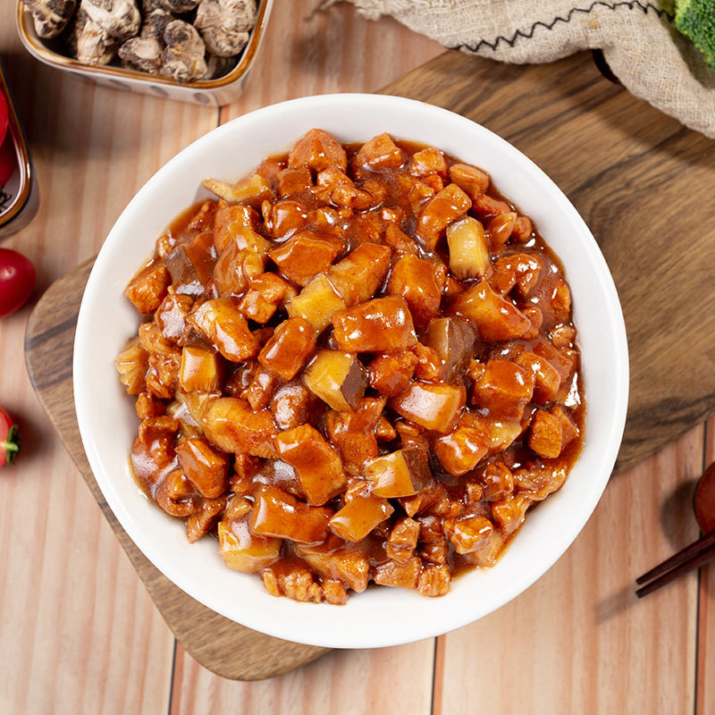 新美预制半成品速食便菜方便菜盖浇10袋170g料理自热米饭