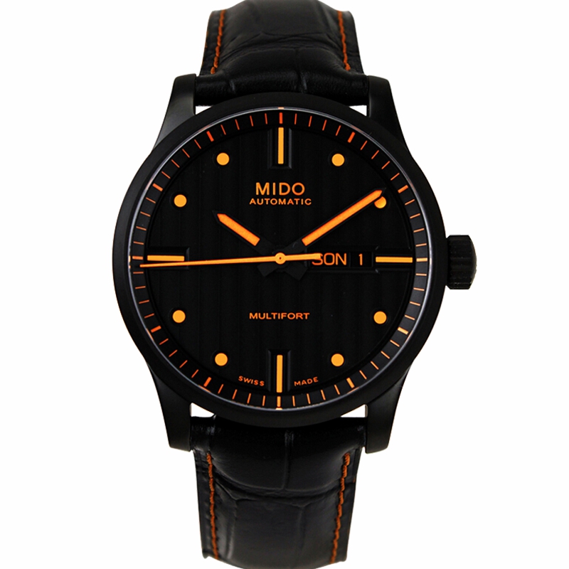 美度mido舵手系列自动自动机机械双历指针男表瑞士腕表