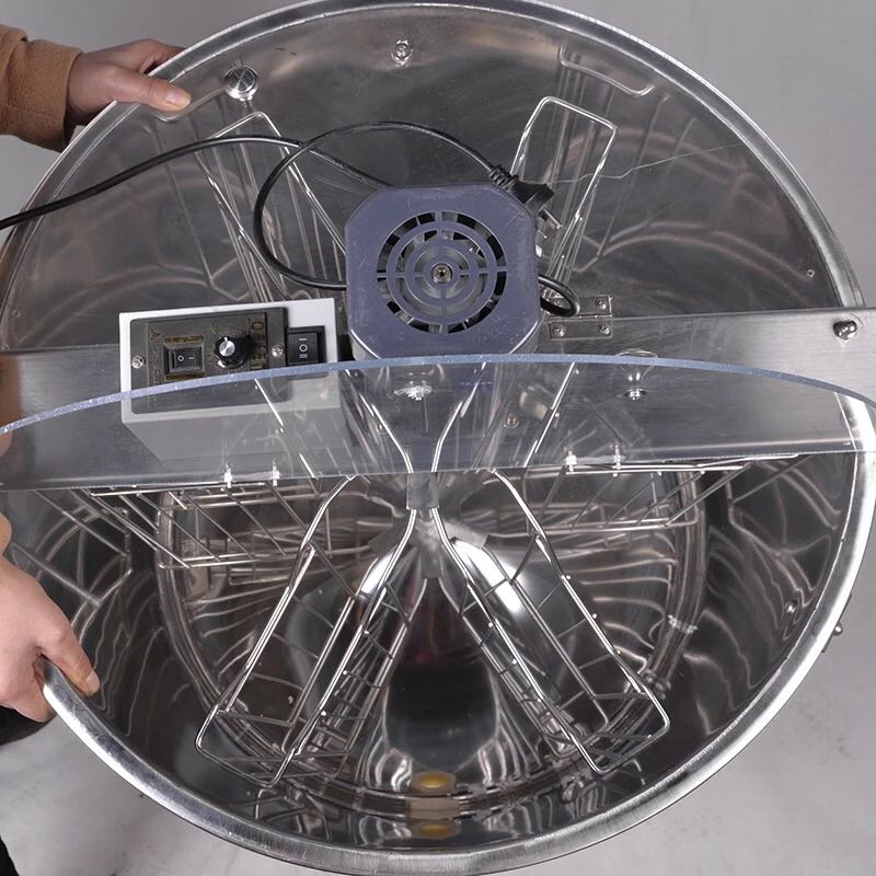 蜂旺六框电动摇蜜机加厚304不锈钢压蜜机甩糖机养蜂专用工具包邮