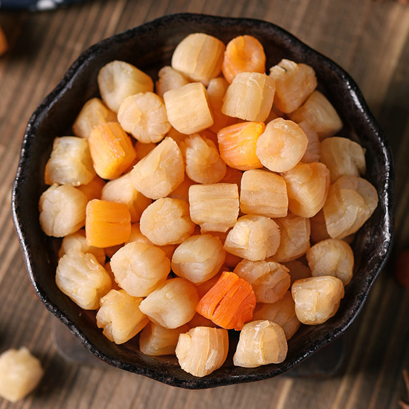 瑶柱干干干贝干货正宗海鲜扇贝野生元贝500g干贝