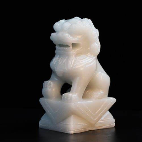 狮子缘汇阁玉石摆件家居客厅书房玄关办公室桌面货架