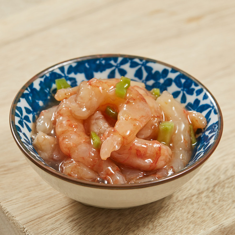 宝晟芥末甜虾日本料理刺身食材寿司材料冷冻即食寿司料理