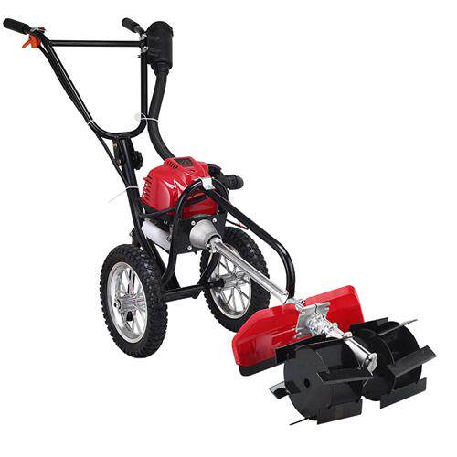 梦必手推汽油动力除草机升级版多用途轻便型锄草机除根机led导光板