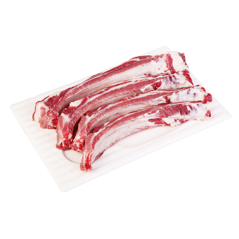 猪肉野蛮东北黑猪肋排段新鲜净排排骨400g汤骨散生猪肉