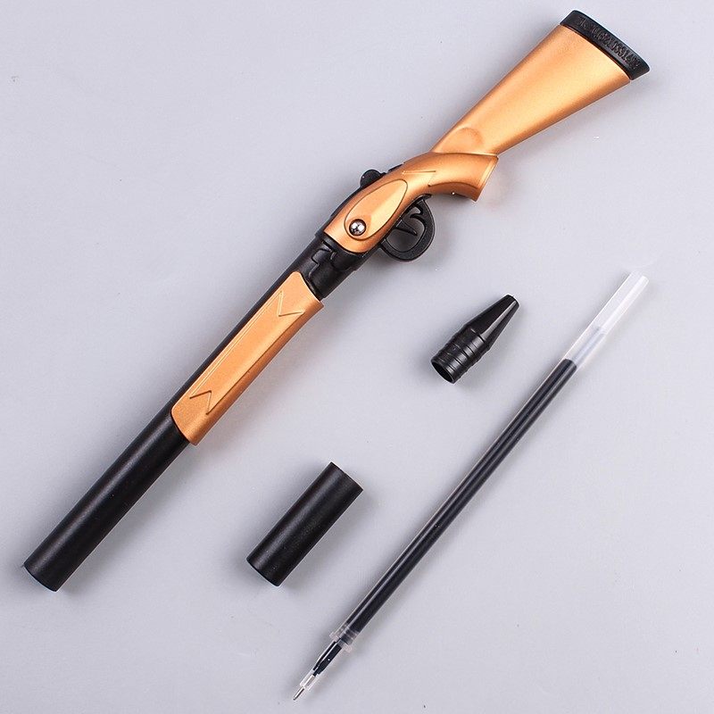 98k拉栓笔枪笔枪形笔awm吃鸡s686散弹中性笔