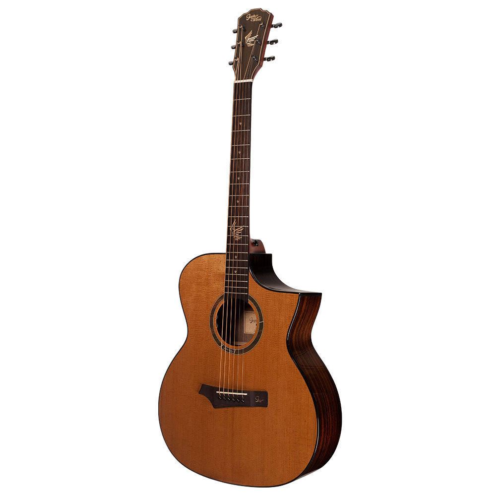 吉他歌斐木初学者单板面单木吉烘焙i320rc韩国高冷的吉他民谣吉他