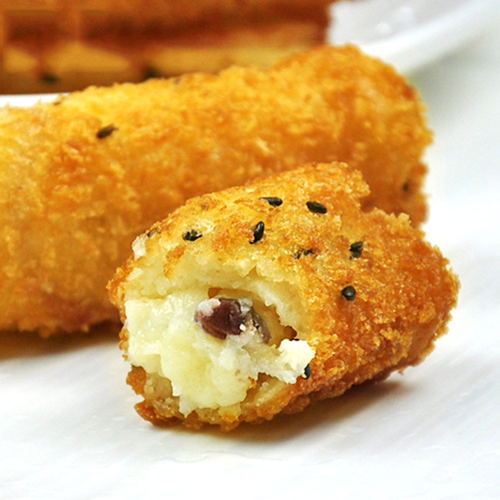 阿诺相思双皮速冻红豆牛奶台湾风味油炸小吃双皮奶