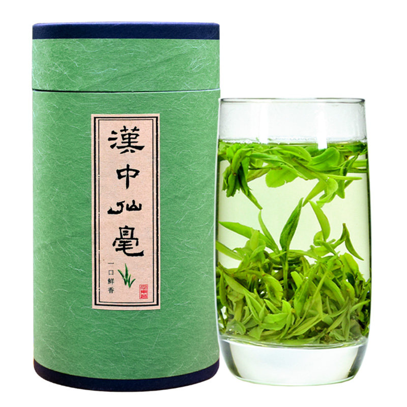 【2023新茶】茶叶绿茶汉中午子仙毫200g罐装陕西汉东西乡春茶一级-mc