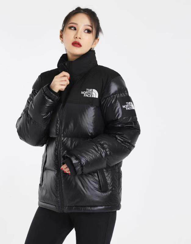 thenorthface1996nuptsetnf暴力黑灰韩版北面运动羽绒服