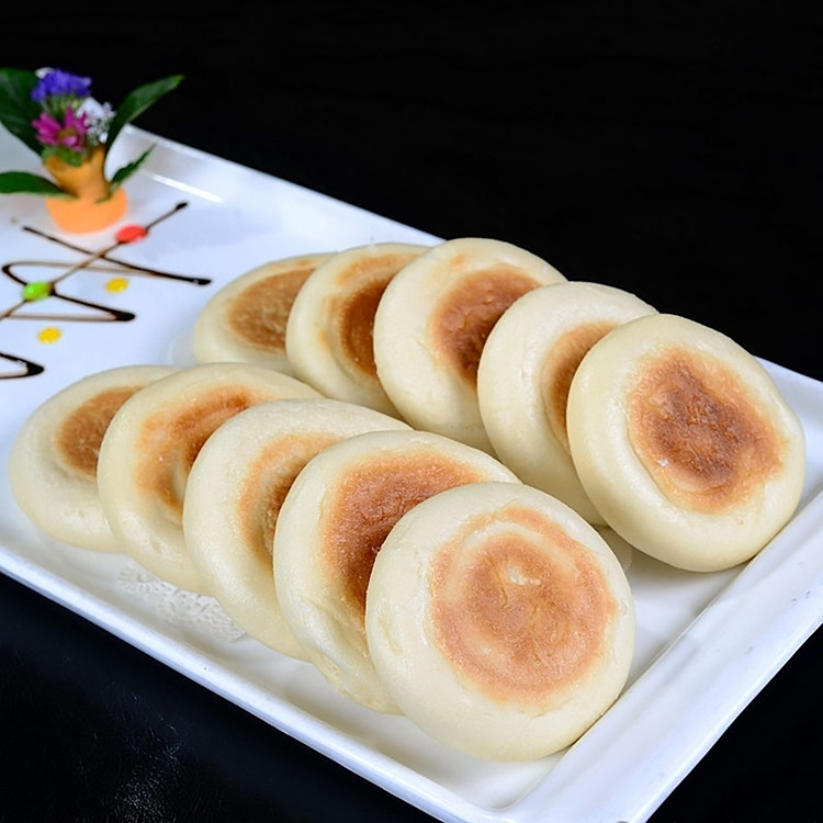 白吉馍 380g*4袋/10片 里脊肉饼 发面烤饼酒店专用面饼4袋包邮