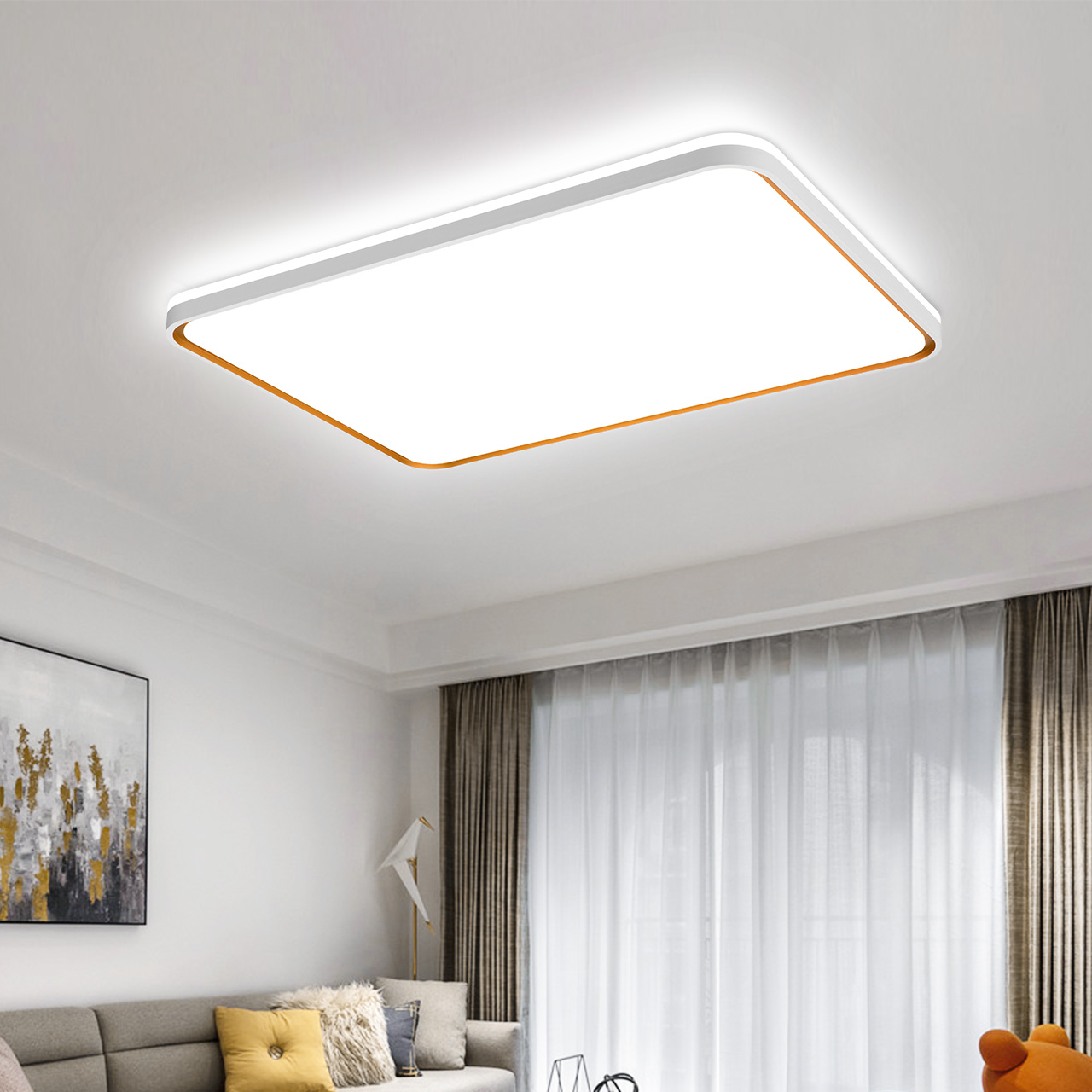 雷士照明led客厅吸顶灯现代简约卧室书房餐厅小米客厅吸顶灯