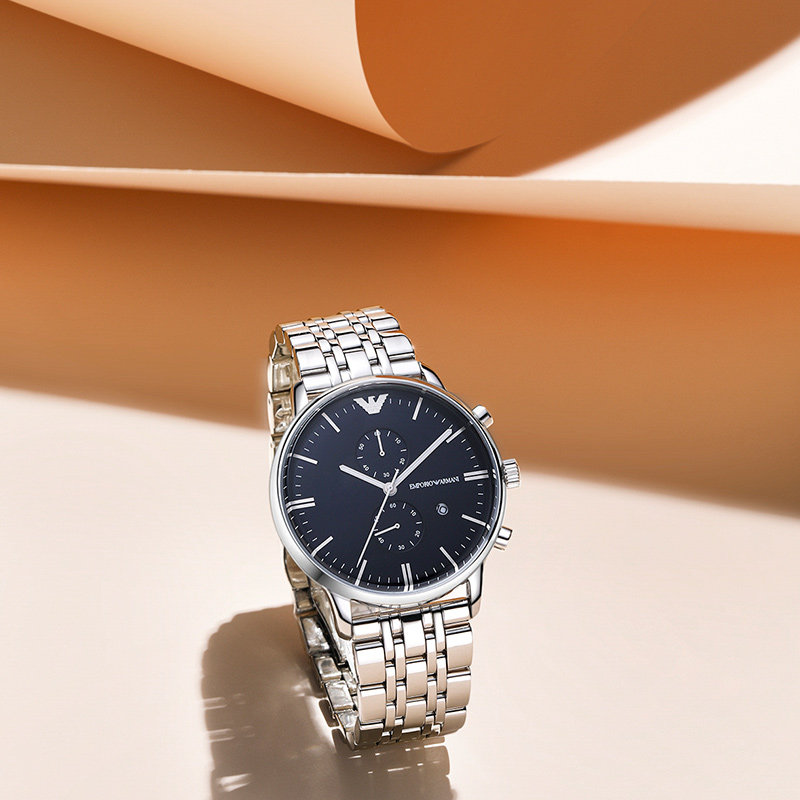 官方armani阿玛尼手表防水正品男女情侣石英表ar1648欧美腕表