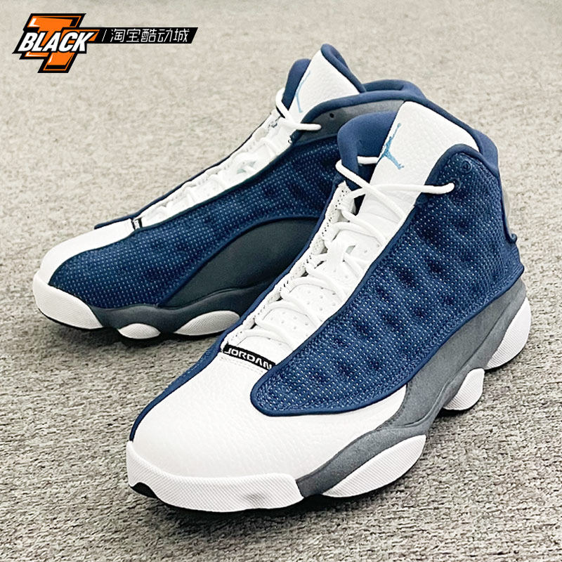 耐克airjordanaj13gigi男女海军蓝高耐磨篮球篮球鞋