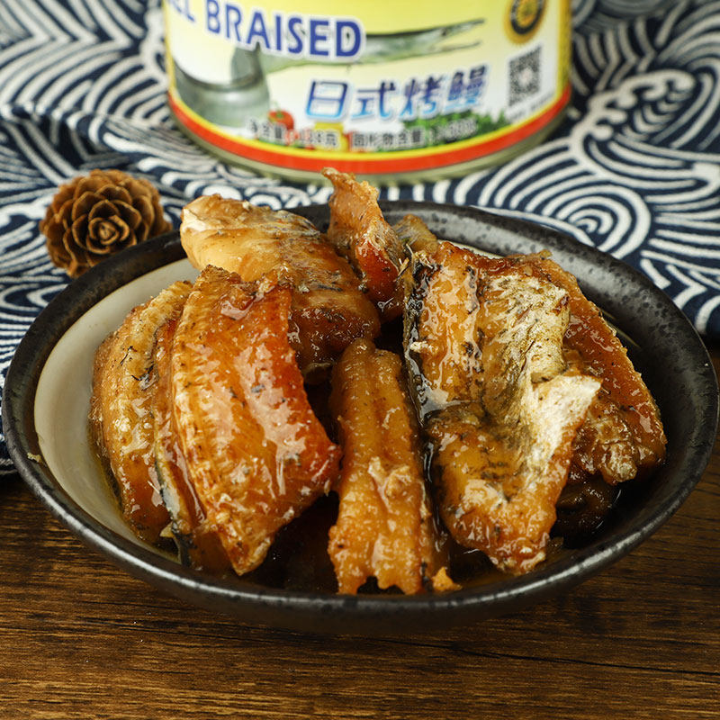 鳗鱼罐头鱼家日式128g海鲜即食速食食品鱼肉鱼类罐头