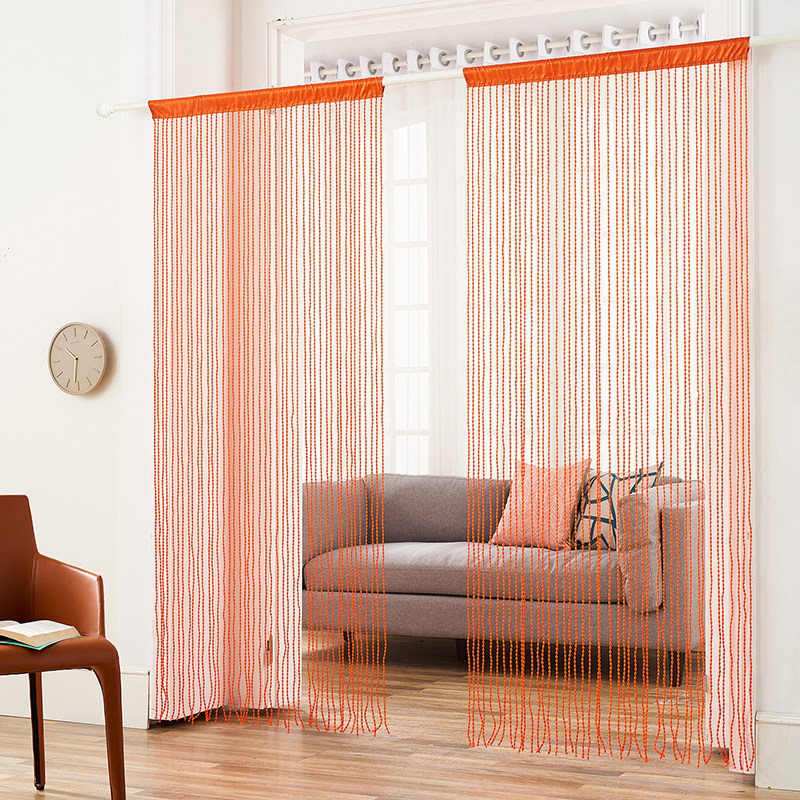 加密丝线卧室装饰门帘客厅帘子风水隔断流苏线帘