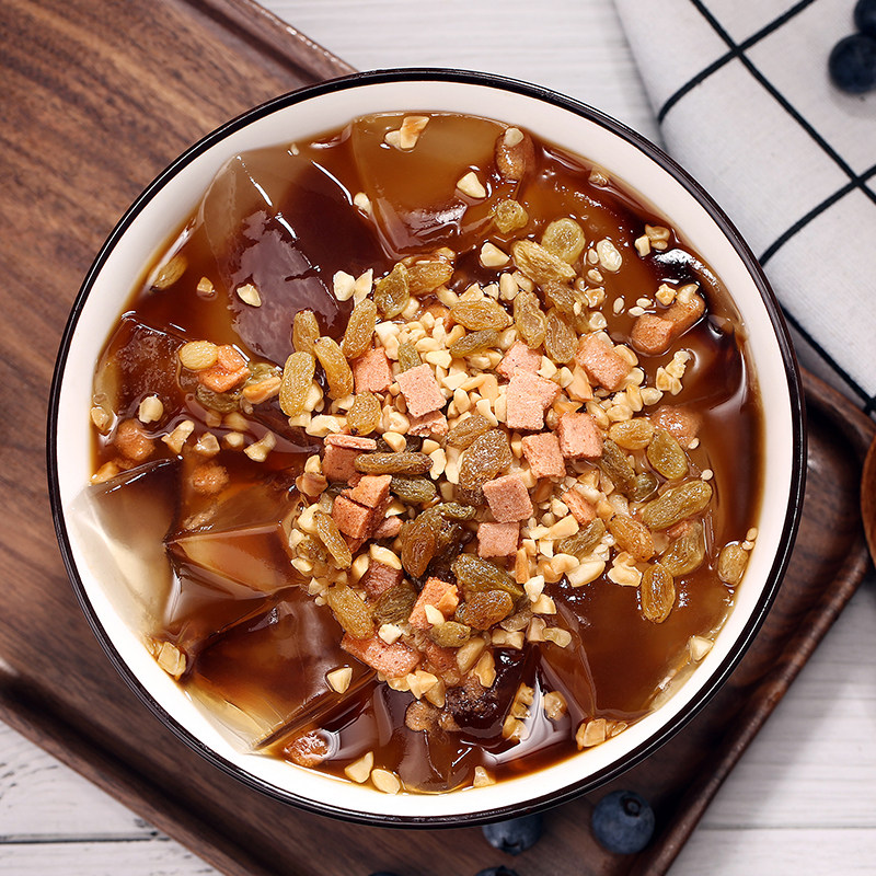 凉水井冰粉冰凉粉原料40g*10袋四川特产红糖配料组合冰粉粉商用