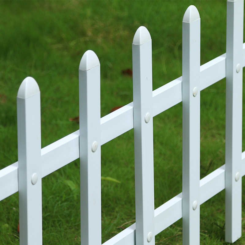 白色草坪护栏pvc栅栏围栏户外花园别墅庭院美丽乡村绿化栏杆塑钢