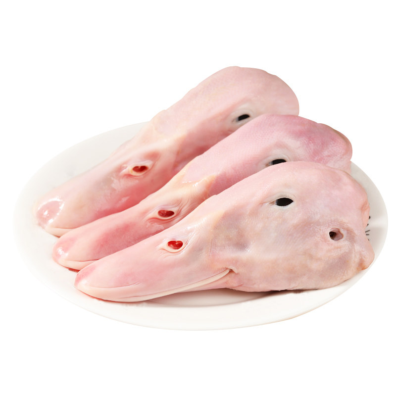 冷冻缤鲜鸭头生新鲜生鲜鸭货生鸭头鸭肉麻辣鸭头鸭肉