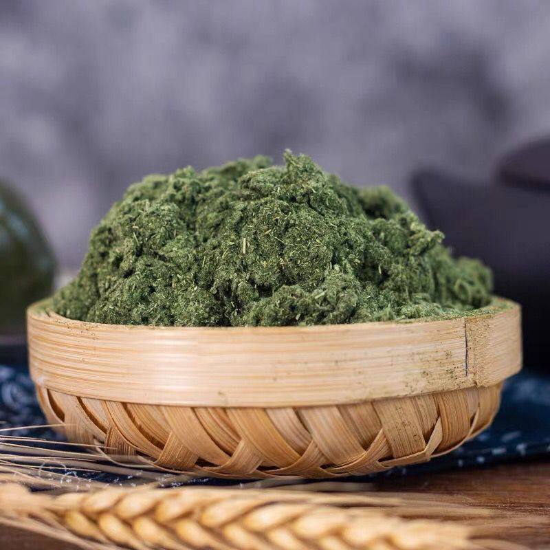 食用艾草草粉自制团艾粉做清明新鲜原料材料面粉