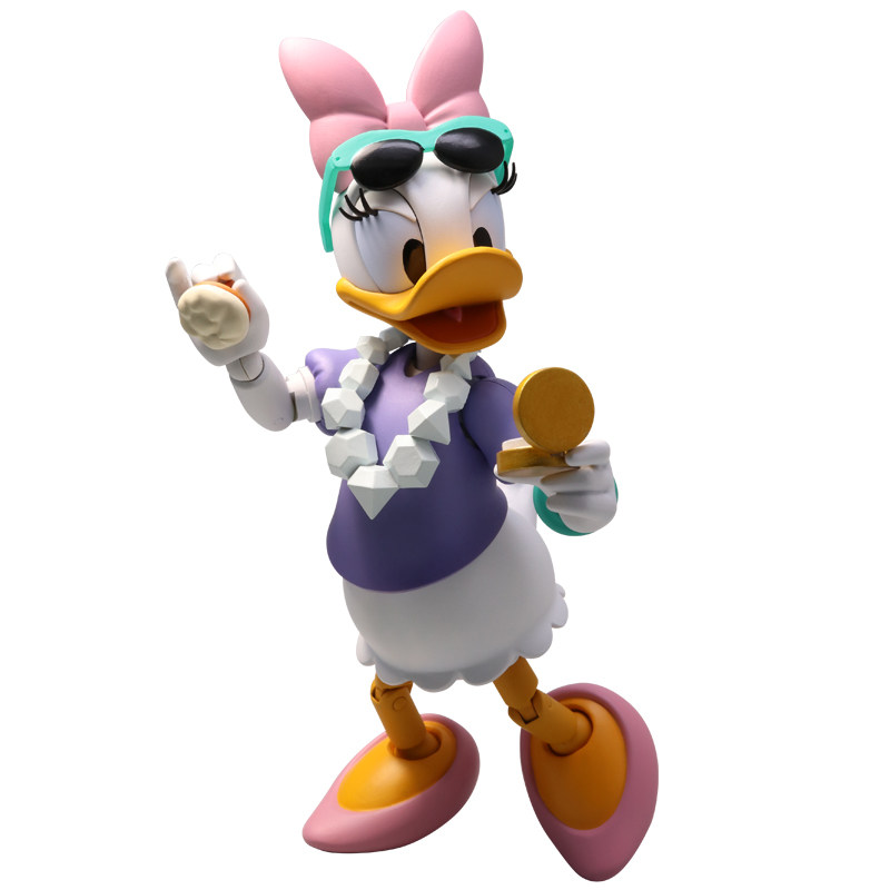 herocross正版迪士尼唐老鸭系列黛丝合金关节可动手办模型人偶6吋