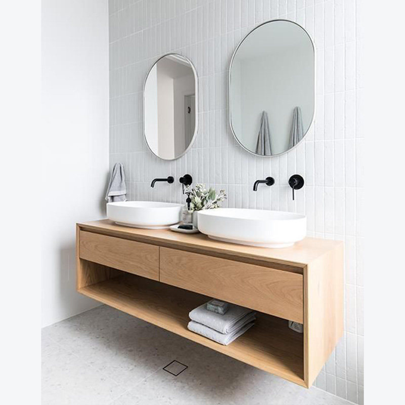 浴室柜北欧悬挂式洗脸洗手日式实木洗漱浴室柜