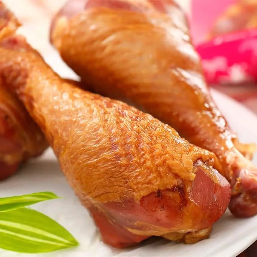 四川特产农家腌制风味独特烟熏腊味生火鸡腿单只1.3真空包装 39.