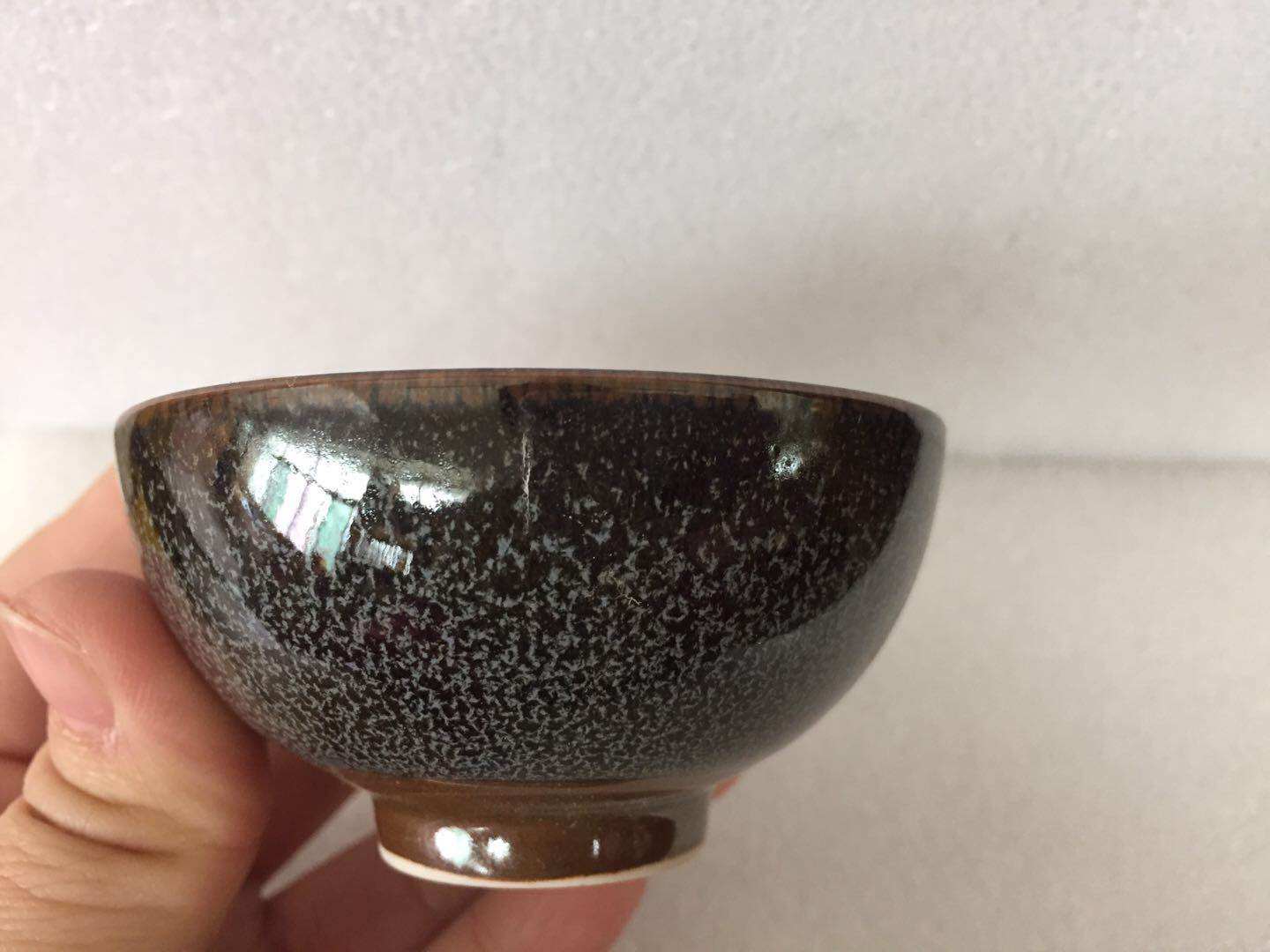 茶杯台湾建窑早期建盏兔毫小杯品茗茶杯