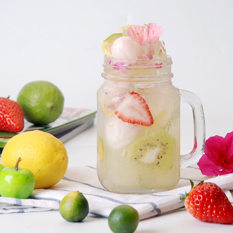 德馨珍选荔枝汁1l浓缩果汁珍果鲜荔枝浓浆水果茶荔枝汁奶茶专用