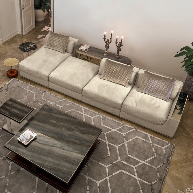 longhi沙发意式家具 定制意大利品牌超纤布艺轻奢客厅定制家具 - 蒂亚